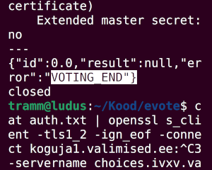 I was able to cast a vote after VOTING_END